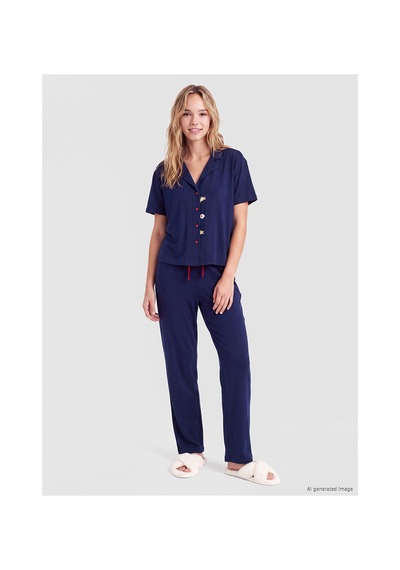LC Waikiki Alıta Cıty Farkıyla Lcw Young Lacivert Penye Baskılı Kısa Kollu Kadın Pijama Takım Lacivert - 929503610 Lacivert LC Waikiki Alıta Cıty Farkıyla Lcw Young Lacivert Penye Baskılı Kısa Kollu Kadın Pijama Takım Lacivert - 929503610 Lacivert