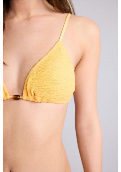 Defacto Regular Fit Bürümcük Bikini Üstü-fall İn Love E0205ax25smyl106 Sarı