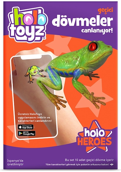 Holotoyz Tattoo Holo Heroes Ar Uyumlu Geçici Dövme