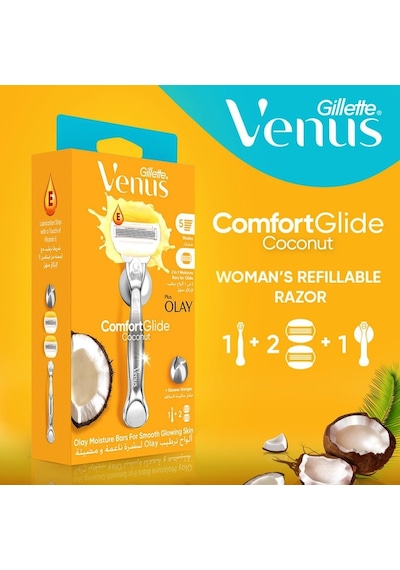 Comfortglide Olay Kadın Tıraş Makinesi + 2 Yedek Tıraş Bıçağı 7702018587230