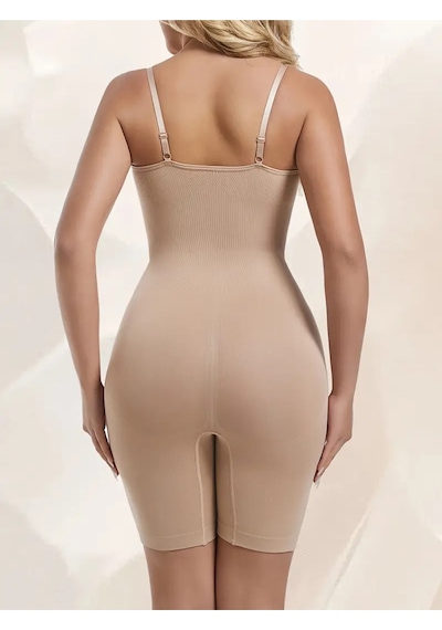 Mistirik Larix Model Extra Toparlayıcı Extra Sıkılaştırıcı Tam Boy Tulum Korse Ten Renk Ten