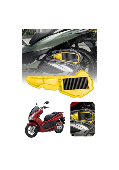 Honda Pcx Uyumlu Sarı Temizlenebilir Performans Hava Filtresi 2021-2026