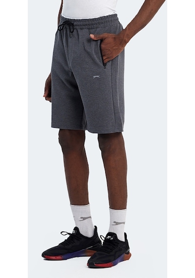 Slazenger KAARLO Erkek Cepli Koyu Gri Şort