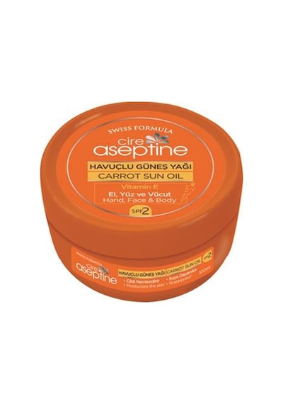 Cire Aseptine Havuçlu SPF 2 Güneş Yağı 100 ML