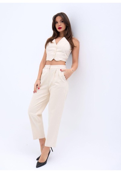 Tanla Butik 6917 Pantolon-bej Bej