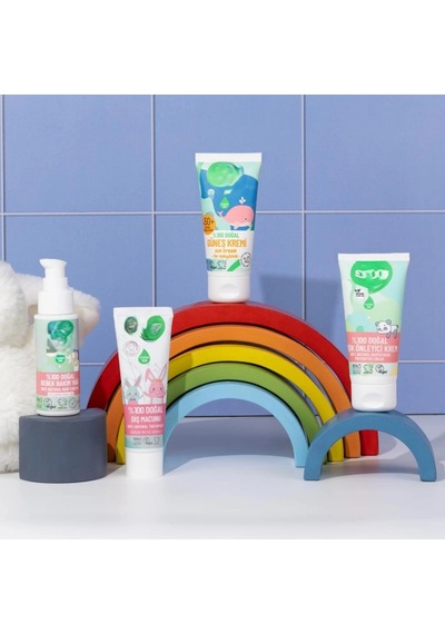%100 Doğal Bebek Pişik Önleyici Jel Krem 50 Ml Çok Renkli