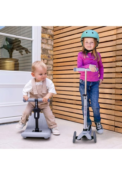 Micro Mini 6 İn 1 Deluxe Rock And Go Led Scooter Lavender Mist Mor
