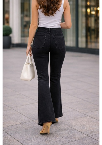 Cedy Denim Cedy Denım Yüksek Kalite Kadın 5 Cep Düşük Bel İspanyol Paça Skinnyfit Esnek Jean Pantolon C619 Siyah Cedy Denim Cedy Denım Yüksek Kalite Kadın 5 Cep Düşük Bel İspanyol Paça Skinnyfit Esnek Jean Pantolon C619 Siyah