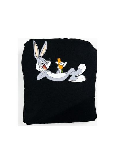 Servis Kılıfı Likralı Bugs Bunny Siyah Set Çantalı 1