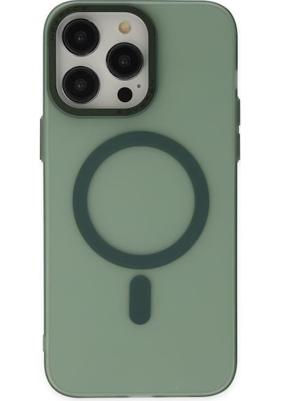 Apple Uyumlu iPhone 14 Pro Kılıf Mat Kadifemsi Special Edition Pc Magsafe Kapak