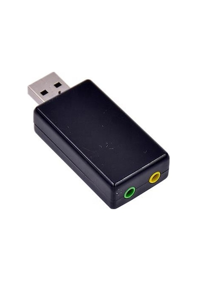 7.1 USB Ses Kartı Harici Virtual Ses Kartı Siyah