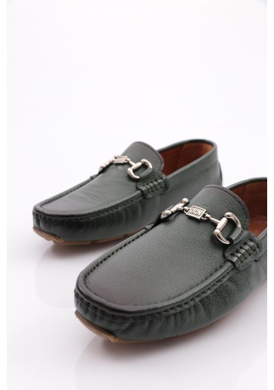 Dgn 1010 Erkek Metal Aksesuarli Comfort Ayakkabi 1010-2531-R7674 Yeşil