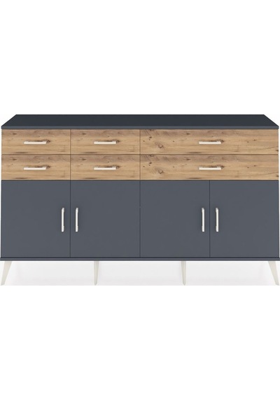 Arges Konsol 3 Raflı 6 Çekmeceli 4 Kapaklı 176x30x99 Antrasit-antrasit/çam Antrasıt/atlas Çam - Antrasıt Arges Konsol 3 Raflı 6 Çekmeceli 4 Kapaklı 176x30x99 Antrasit-antrasit/çam Antrasıt/atlas Çam - Antrasıt