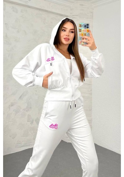 Koza Butik Kadın Barbie Baskılı Eşofman Takımı 3861-24 001