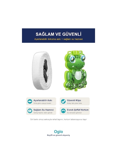 Su Tabancası Sırt Çantalı Pompalı Frogy Su Depolu Tanklı Çocuk Su Tüfeği, Yaz Bahçe Havuz Oyuncağı 3+ Yaş