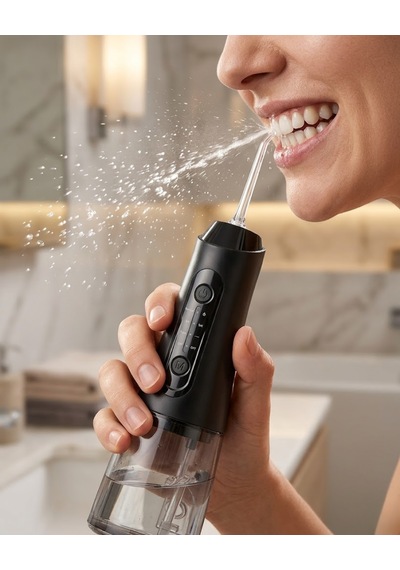 Kablosuz Ağız Duşu Ipx7 Su Geçirmez 320 Ml Hazneli Derin Temizlik Ağız Kokusu Önleyici
