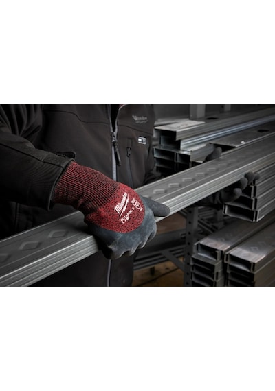 Milwaukee 3. Derece Kesik Korumalı Kışlık Nitril Eldiven - 9/ L - 12 Adet 4932471611