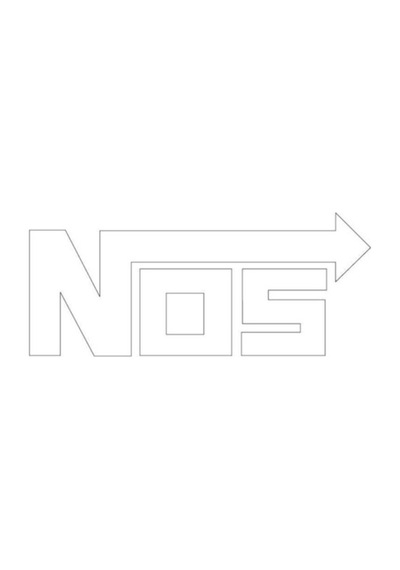 Beyaz 2 Adet Nos Sticker Araba Oto Sticker