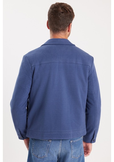 Tudors Erkek Slim Fit Dar Kesim Çift Cepli Çıtçıt Kapamalı Lacivert Mont-46277 Lacivert Tudors Erkek Slim Fit Dar Kesim Çift Cepli Çıtçıt Kapamalı Lacivert Mont-46277 Lacivert