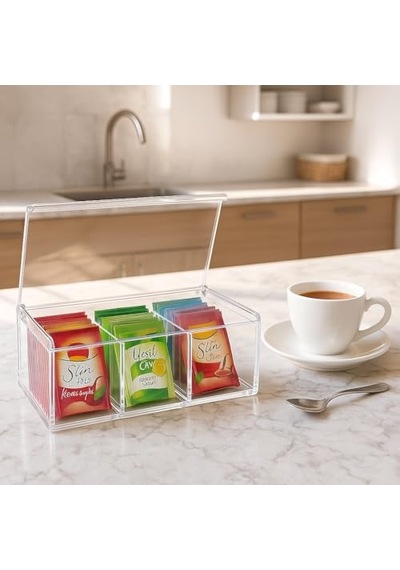 Lirazon 6 Bölmeli Plastik Çay Kutusu Şeffaf Kapaklı, Gıda Dostu, Düzenleyici Kutu, Baharat/çerez/şeker Saklama Kabı Mutfak Organizeri Sku: Smgstk2c716eaf81 Açık Lirazon 6 Bölmeli Plastik Çay Kutusu Şeffaf Kapaklı, Gıda Dostu, Düzenleyici Kutu, Baharat/çerez/şeker Saklama Kabı Mutfak Organizeri Sku: Smgstk2c716eaf81 Açık
