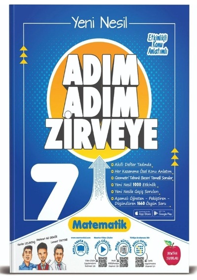 Newton 7. Sınıf Adım Adım Zirveye Matematik Etkinlikli Soru Bankası