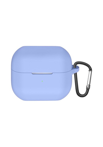 Samsung Galaxy Buds 3 Pro Kılıf Askı Aparatlı Mat Silikon Mavi