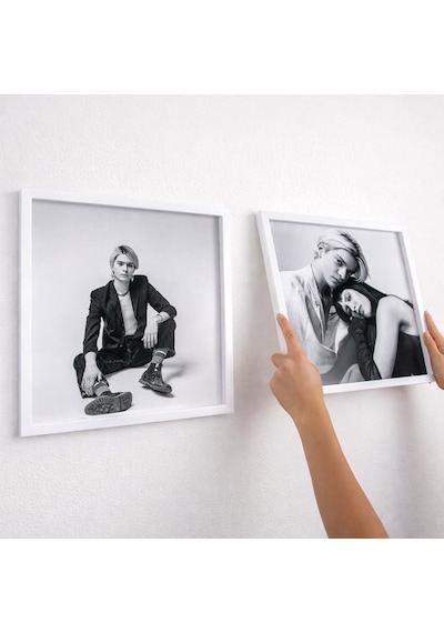 Sök-tak Beyaz Fotoğraf Çerçeve Seti 6 Adet 30x30cm