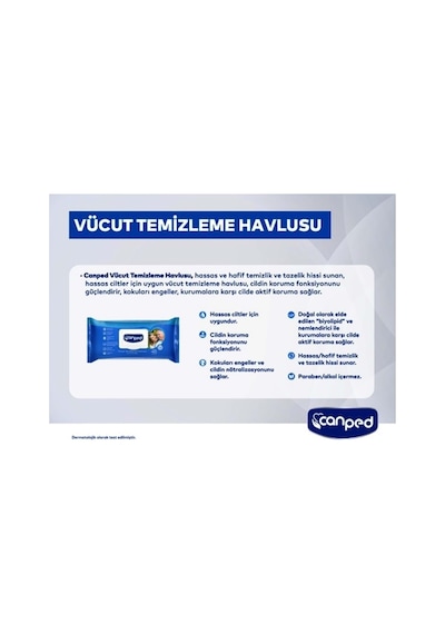 Hasta Vücut Perine Temizleme Islak Mendil Havlu 48 Yaprak Xl 4 Lü Set Plastik Kapaklı XL