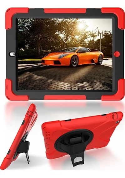 iPad Uyumlu 2/ipad 3/ipad 4/shockproof 3 Katmanlı Standlı Zırh Kılıf- 5775 Tablet Kılıfı