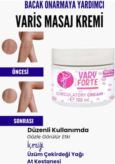Bacak Varyforte Masaj Kremi 100 Ml 46801324