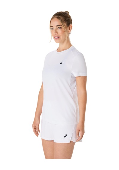 Asics Court Ss Top Kadın White Traditional Kısa Kollu Tshirt 2042a371-100 Beyaz