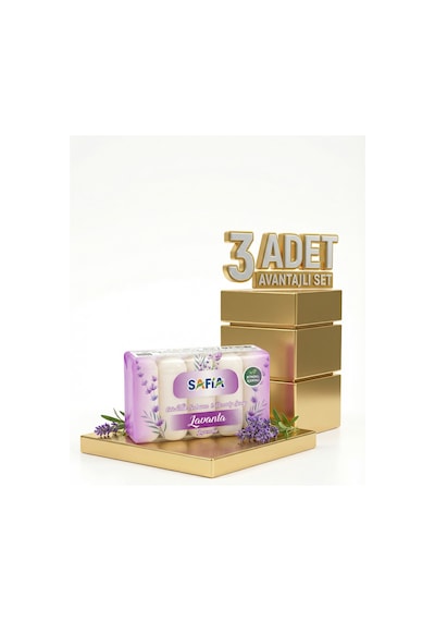 Safia Lavanta Güzellik Sabunu 3x275 Gr