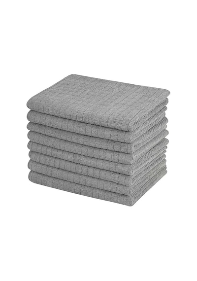 Orret Home 3 Adet Mikrofiber Kareli Mutfak Bezi, 40x40 Cm, Leke Ve Koku Tutmaz, 1100 Gsm, Deterjanla Kullanıma Uygun, O Diğer