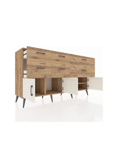 Hyperion Konsol Tek Raflı 6 Çekmeceli 4 Kapaklı 176x44x99 Çam-ayt Çam-aytaşı/çam Hyperion Konsol Tek Raflı 6 Çekmeceli 4 Kapaklı 176x44x99 Çam-ayt Çam-aytaşı/çam