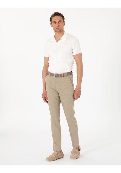 Pierre Cardin Erkek Haki Pantolon Kanvas-chino 50301754-vr027 Haki