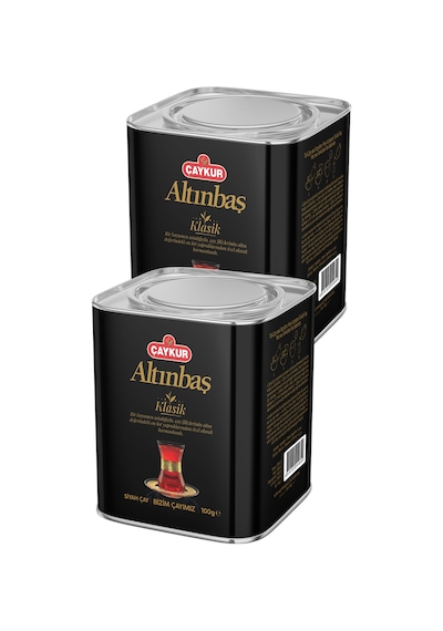 Altınbaş Çayı Teneke Kutu Sade 100 Gr. İkili Paket