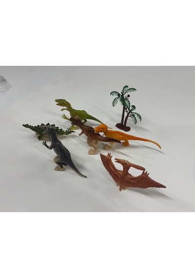 Plastik Oyuncak Dinozor Seti Dinozorlar 7 Parça Dinazor Hayvan Figürü