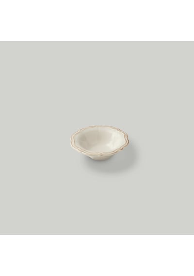 Linens Cinnamon Porselen 12 Cm Çerezlik Ekru-kahve Ekru