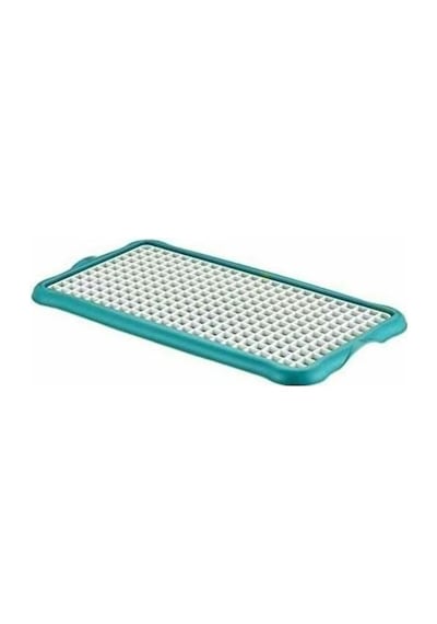 Ollevra Pratik Lavabo Tezgah Üstü Bulaşık Kurutmalığı Süzmatik 22x40 Cm Çok Renkli