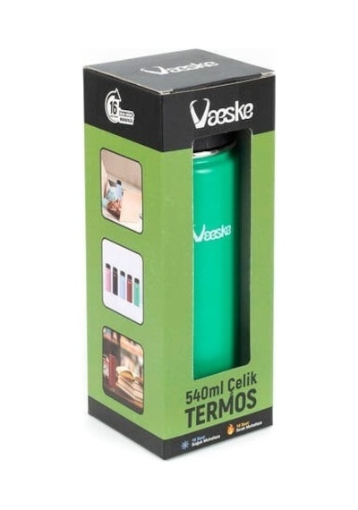 Vaeske Çelik Termos 540ml Yeşil