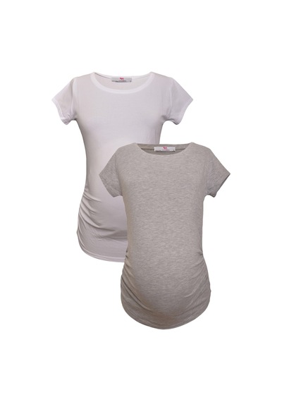 Luvmabelly Myra2017 2011 Hamile Tshirt Seti-çok Renkli