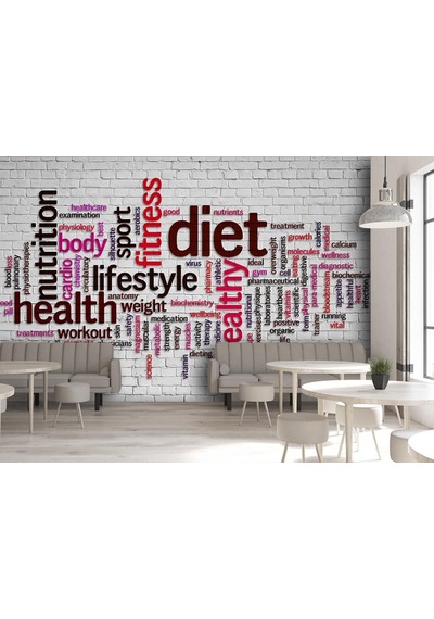 Spor - Fitness Salonu İçin Yazılı Duvar Kağıdı (397446322) Spor - Fitness Salonu İçin Yazılı Duvar Kağıdı (397446322)