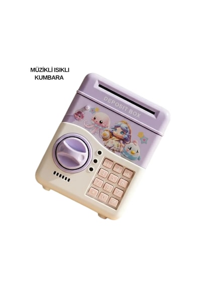 Sam51 Müzikli Işıklı Kumbara Mor Diğer