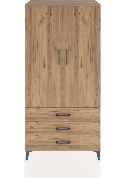 Hyperion Dolap 2 Raflı 3 Çekmeceli 2 Kapaklı 88x44x182 Çam-çam Atlas Çam Hyperion Dolap 2 Raflı 3 Çekmeceli 2 Kapaklı 88x44x182 Çam-çam Atlas Çam