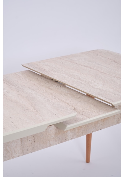 Traverten Boyalı Mdf Mutfak Masası 80x1830