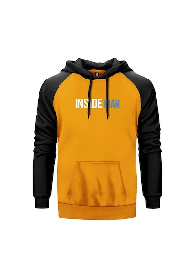 Insade Man Blue Sarı Renk Reglan Kol Sweatshirt Sarı