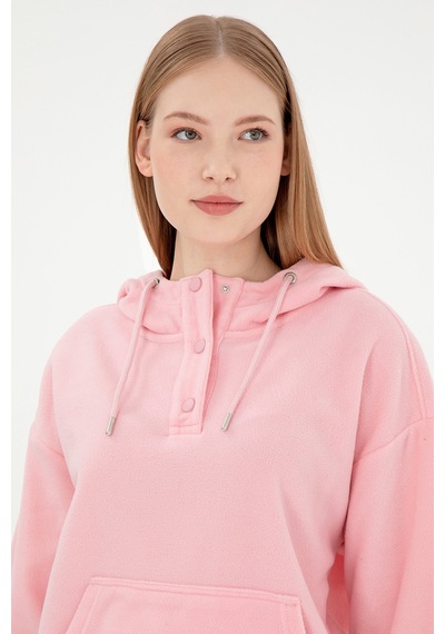 U.s. Polo Assn. Kadın Pudra Sweatshirt 50291436-vr042 Pudra