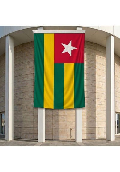 Togo Bayrağı 140gr Premium Raşel Kumaş 200x300 Cm Diğer