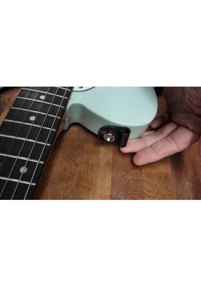 2'si 1 Arada Gitar Aksesuarı: Askı Kilidi Ve Kablo Tutucu - 3d Baskı