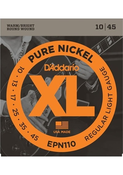 Elektro Gitar Tel Seti, Xl, 10-45, Pure Nıckel, Re